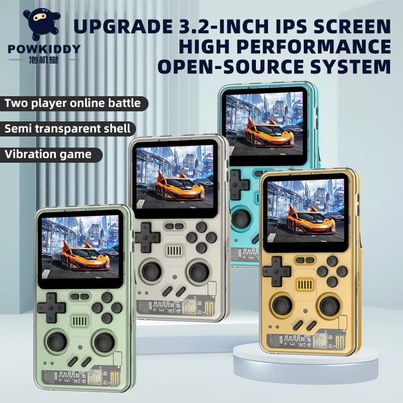 HiCyber RGB20PRO draagbare draagbare gameconsole 3,2 inch open source IPS-scherm Trillingsmotor Wi-Fi ondersteunde retro-spelers