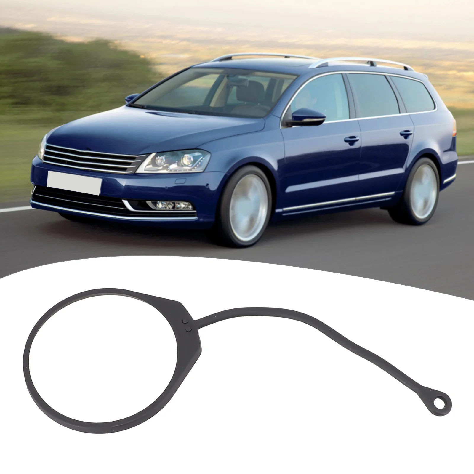 Car Accessories Retaining Strap Band Car Press-on Retaining Strap Black Cap Cable Car Fuel Cap Plastic High Quality
