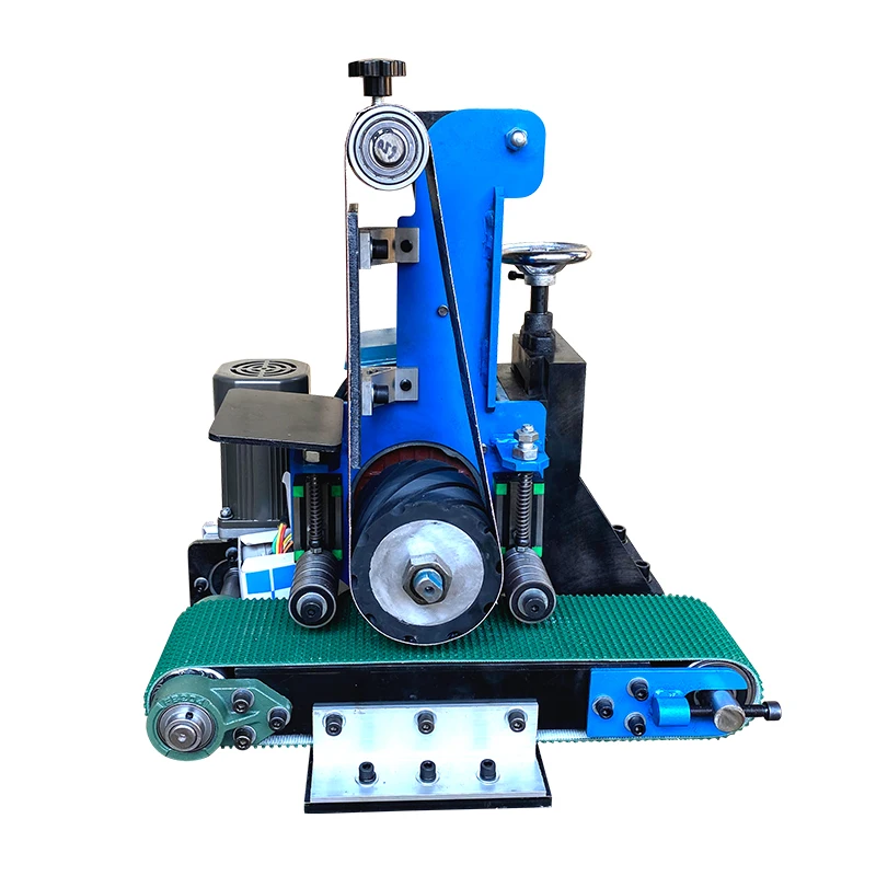 

Small Metal Plane Polishing and Sanding Machine Automatic Desktop Flat Polishing Machine Deburring Rust Removal Belt Sanding