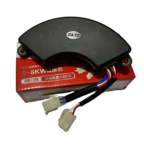 Regulador de voltaje JIA YE AVR de doble enchufe para generadores diésel silenciosos de 7KW y 8KW potencia portátil 6 cables 450V 470UF