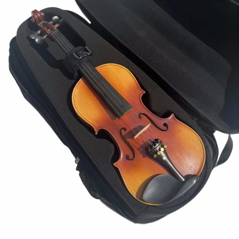 Hard Shell Backpack design composite carbon fiber 4/4 violin Case, Storage Protect Violin box bag Waterproof shockproof backpack