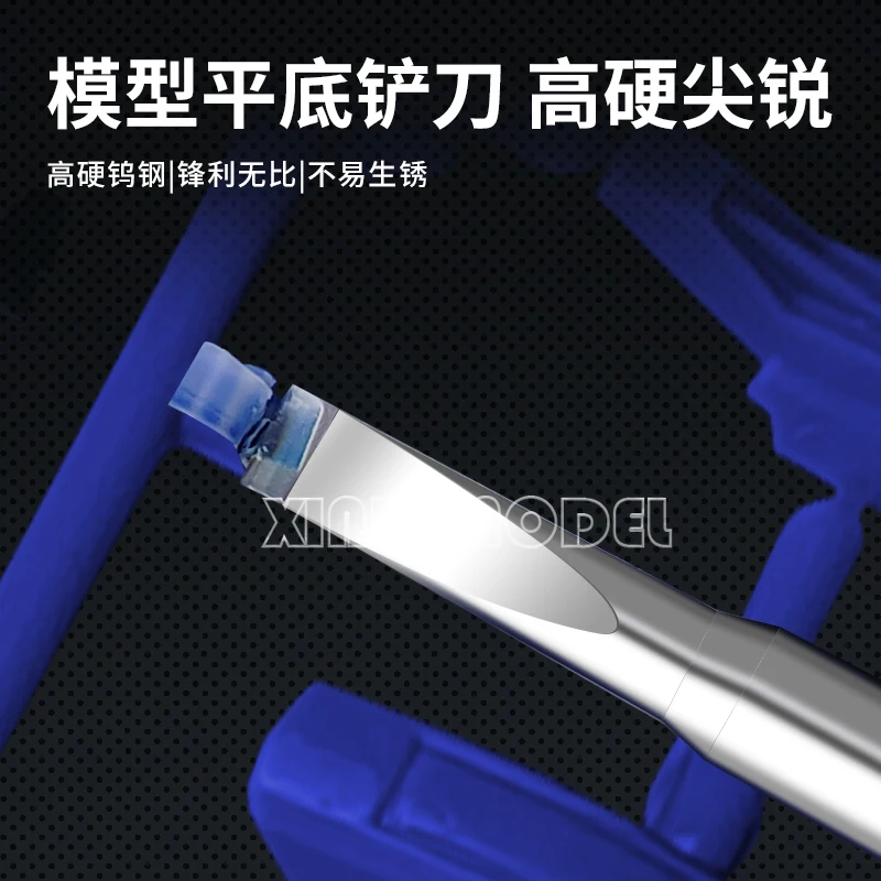 Stedi MS-150 ~ 154 lâmina plana de aço de tungstênio, ferramenta de gravação de modelo de plástico 1.0mm-3.0mm, para modelo militar hobby diy