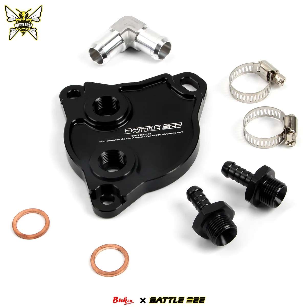 2026 Hot Selling BB-TCA-117 Transmission Cooler Adapter Base Plate for IS250 IS350 Mark X 2012 BRZ 6AT for Radiator Type