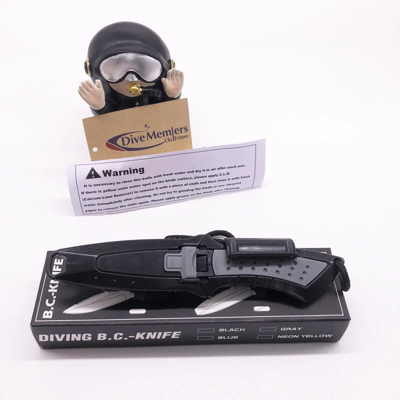 100% Titanium Scuba Diving Tool with Blunt Pointed Blade Marine Rescue Water Sports Line Cutter, Marine Rescue Tool