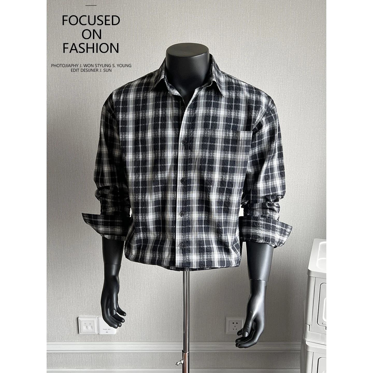 

Весенняя классическая клетчатая рубашка для мужчин, модная свободная рубашка с длинным рукавом, повседневная рубашка в стиле Harajuku, уличная одежда в стиле хип-хоп, мужская рубашка.