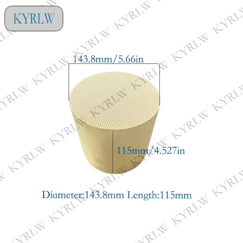 Cordierite DPF particulate filter 143.8*115mm Cordierite DPF Diesel diesel smoke Particulate Filter for Diesel Engine Emission