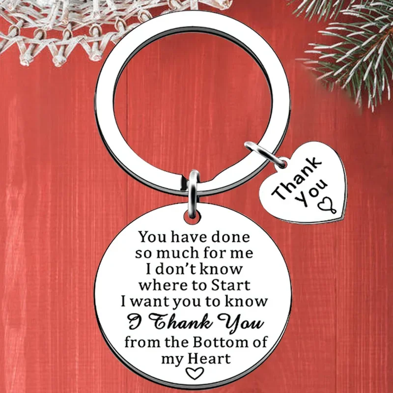 

Metal Teacher Appreciation Gift Keychain Pendant Thank You Teacher Employee Volunteer Key Chain You Have Done So Much for Me