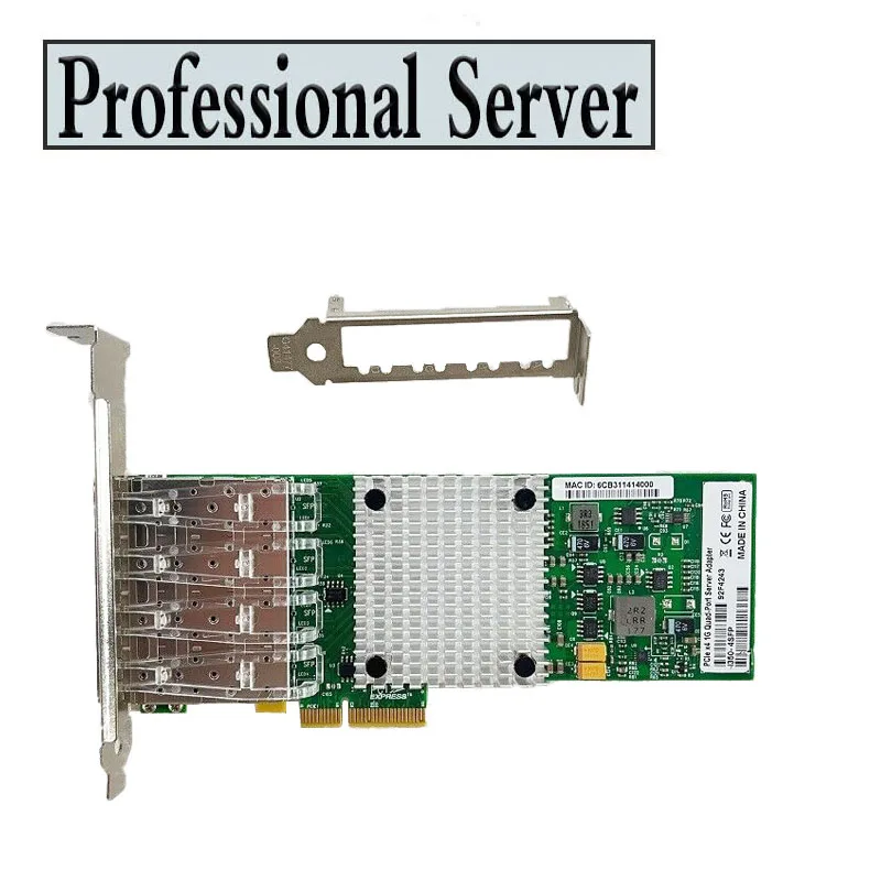 

Intel 82590 I350-F4 Quad-port Gigabit Fiber Ethernet server Adapters Card