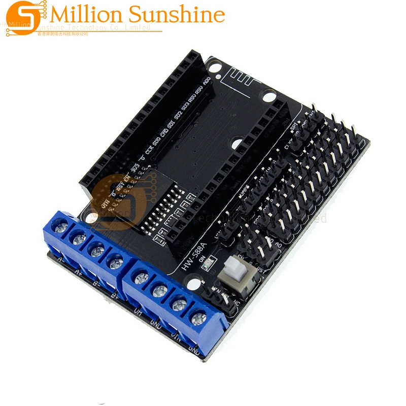 NodeMCU Motor Shield Board L293D for ESP-12E from ESP8266 Esp 12E Diy rc Toy Wifi Rc Smart Car Remote Control