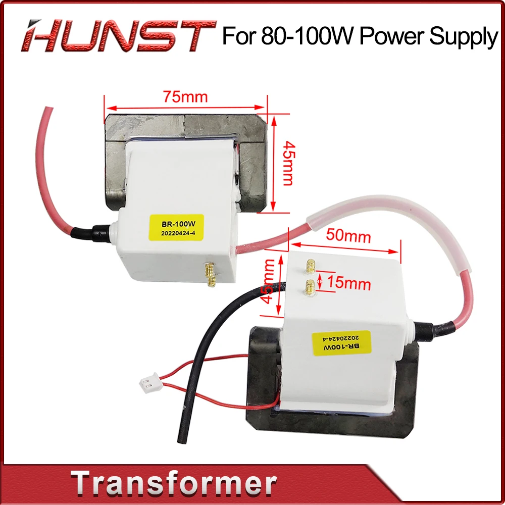 Imagem -04 - Hunst-high Voltage Flyback Transformer Adequado para Co2 Laser Cutting Machine Gravação de Alimentação Br100w