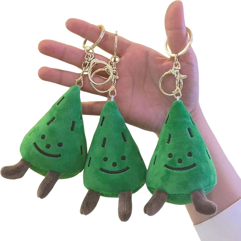 12cm Bamboo Shoot Pendant Plush Toys Cute Simulation Dolls Stuffed Soft Home Car Decor Gift For Children Christmas Tree