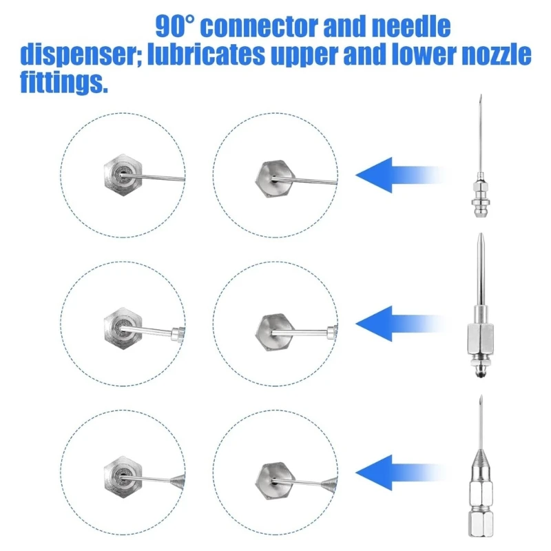 Professional Automotive & Machinery Grease Nozzle Connectors Fittings Suitable for Optimally Reach Efficient Lubrication