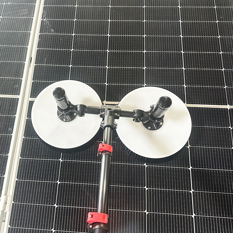 Ultralight Aluminum Alloy Dual  Solar Panel Cleaner 28Ah Battery 8-10h Working Time