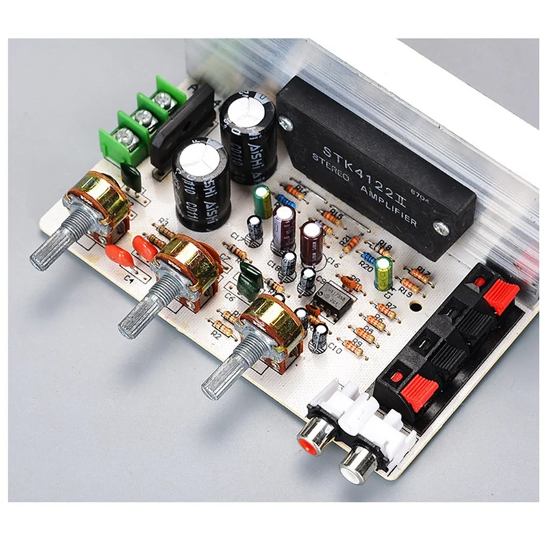 50W+50W Dual AC15-18V Stereo Audio Power Amplifier Board 2.0 Channel For DIY Speaker 1 PCS