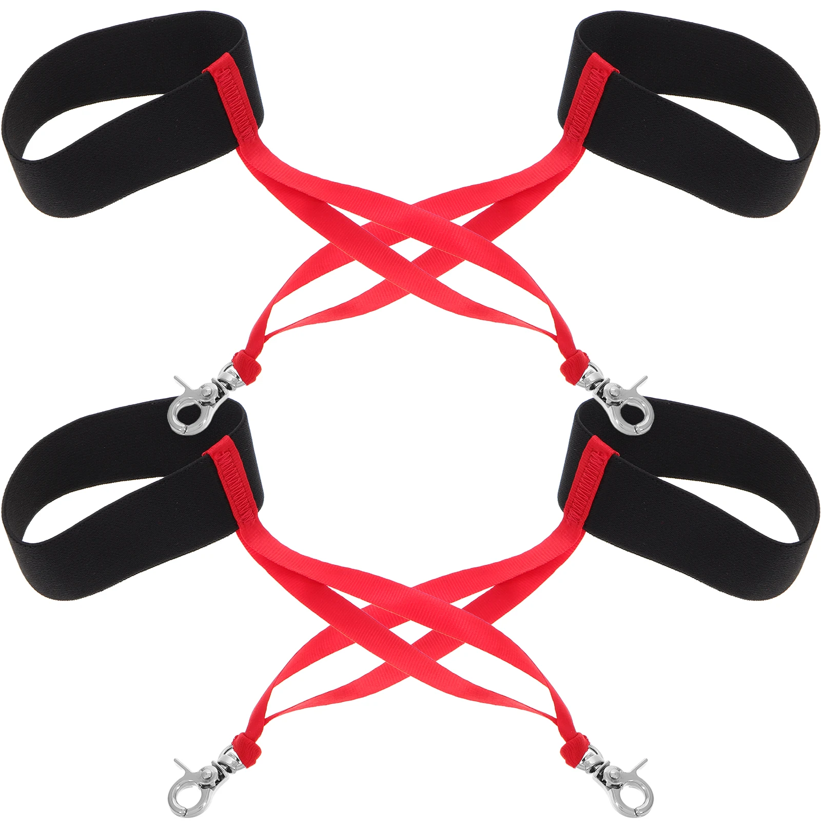 

4 pcs Ski Glove Lanyard Elastic Bracket Gloves Nylon Clipstick Anti Slip Rope Winter Sports Mittens Ropes Glove Holder Safety