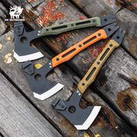 HX OUTDOORS high hardness tactical axe ,multi-purpose outdoor camping axe ,fire rescue jungle adventure logging axe,self-defense