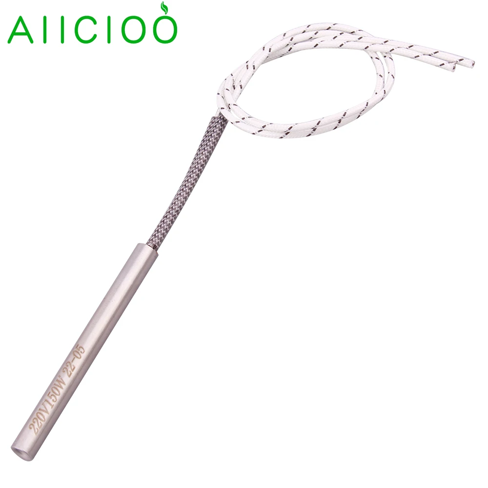 220v Immersed Tubular Heater Cartridge Heating Element for Pellet Grill 6x60mm/100mm 8x80mm/100mm 100w/150w/200w/250w