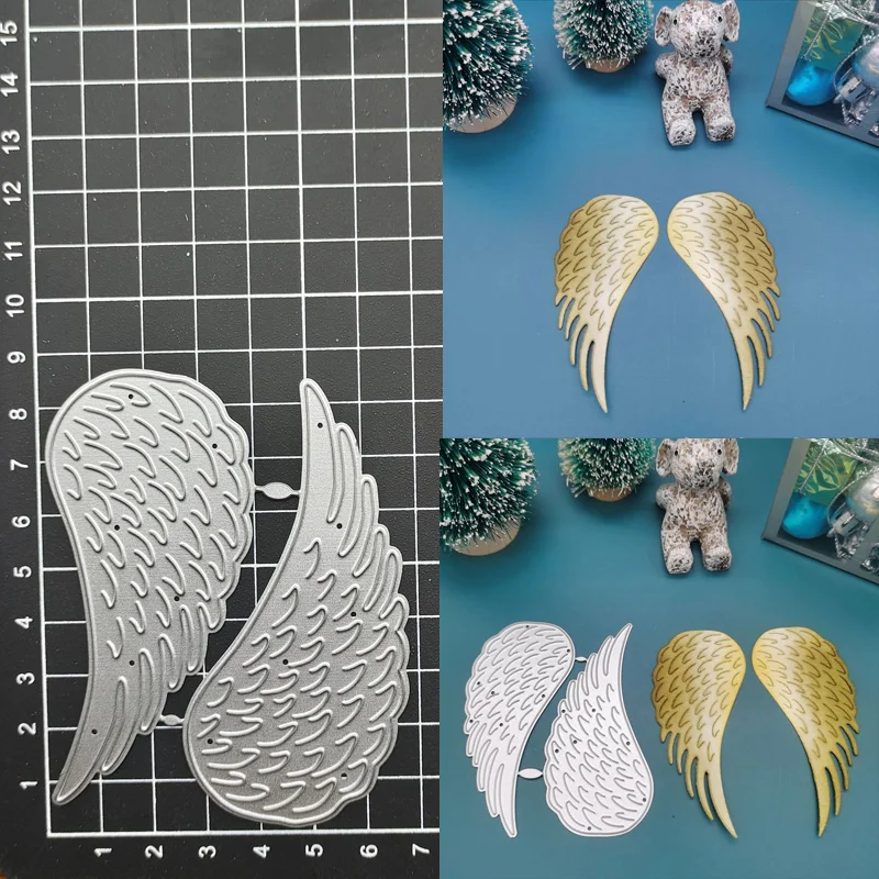 

Angel Wings Metal Cutting Dies for DIY Scrapbooking Album Paper Cards Decorative Crafts Embossing Die Cuts