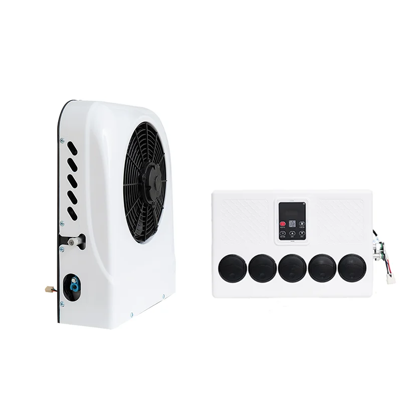 

12/24 Volt Electric Auto DC Evaporator AirConditioner Parking Cooler for Rv CarRefrigeration Fan by Model Bus