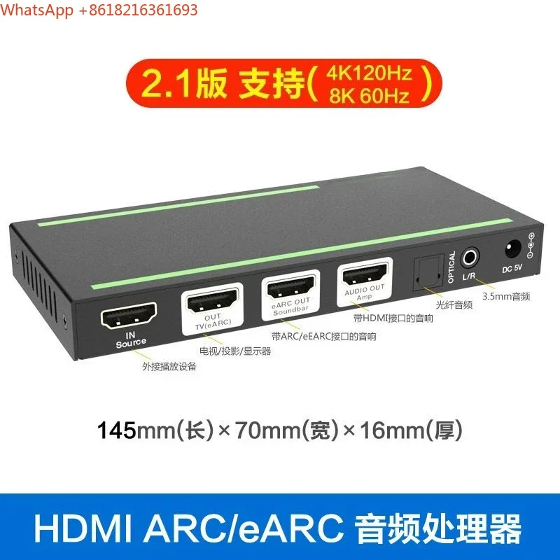 Limited Offer Speaker Echo Wall Audio Separators ARC/eARC HDMI 2.1