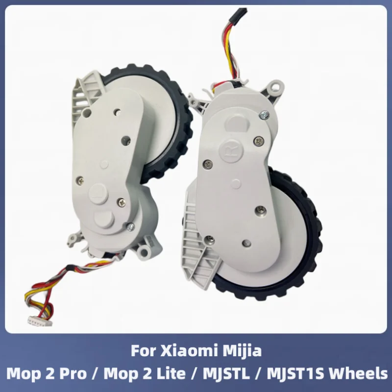 For Xiaomi Mijia Robot Parts Mop 2 Pro / Mop 2 Lite / MJSTL / MJST1S Vacuum Cleaner Left and Right Wheels Accessories