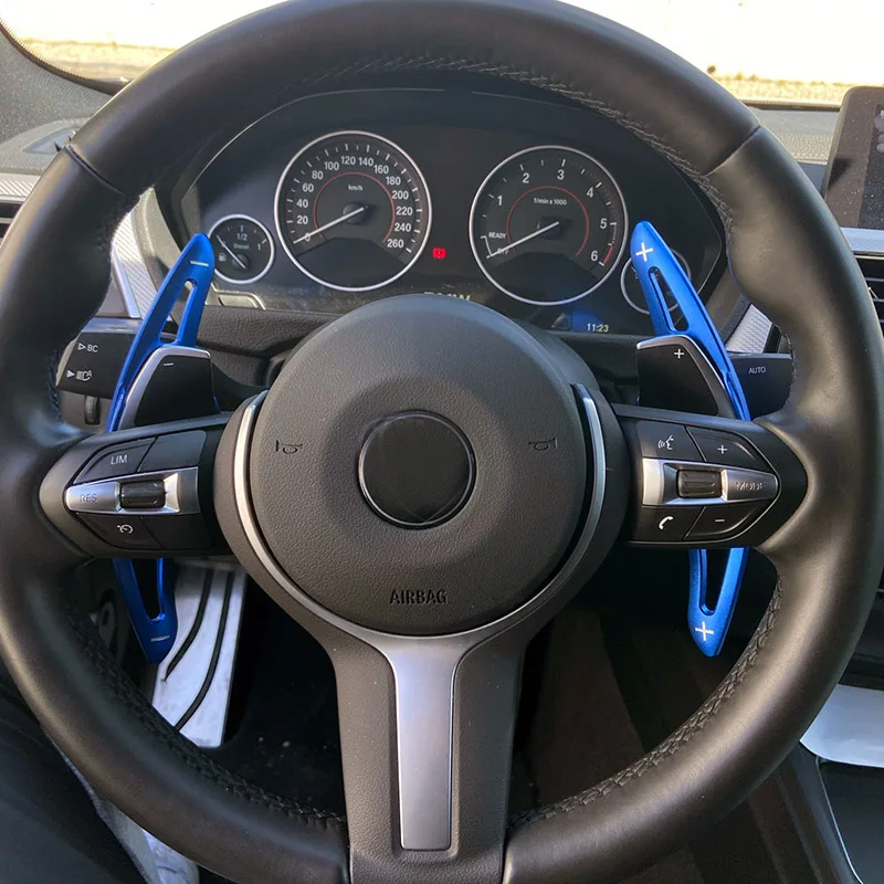 

2pcs For BMW X1 X3 X4 X5 X6 F30 F31 F32 F10 F20 F22 F15 F16 Aluminum Steering Wheel Paddle Shifter Gear Shift Shifter Extension