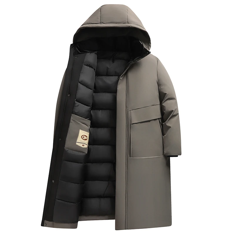 2024 giacche invernali da uomo stile lungo da uomo moda di alta qualità giacca calda casual addensare Parka inverno maschile cappotto caldo maschile M-4XL