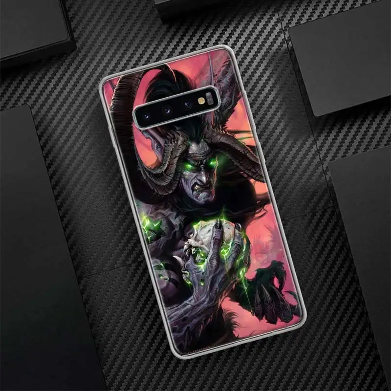 W-World Of W-Warcraft W-Wow Silicon Call Phone Case For Samsung Galaxy S23 S24 Ultra S21 S20 FE S22 S10 Plus S10E S9 S8 + Cover