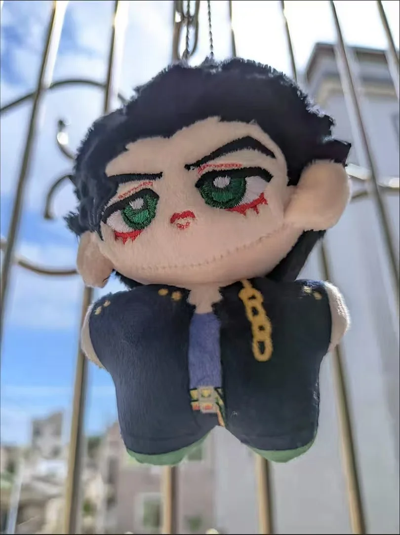 10CM Anime JoJo\'s Bizarre Adventure Jolyne Cujoh Kakyoin Tenmei Plush Keychain Pendant Cotton Plushie Kids Christmas Gifts