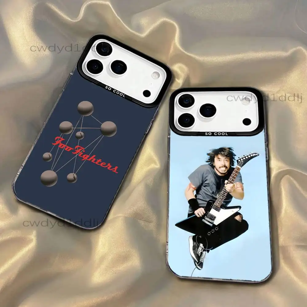 

F-Foo Fighters The Colour And The Shape Phone Case For iPhone 17,16,15,14,13,12,X,8,Pro,Max,Plus,SE4,Air,Mini HD Black IMD Matte