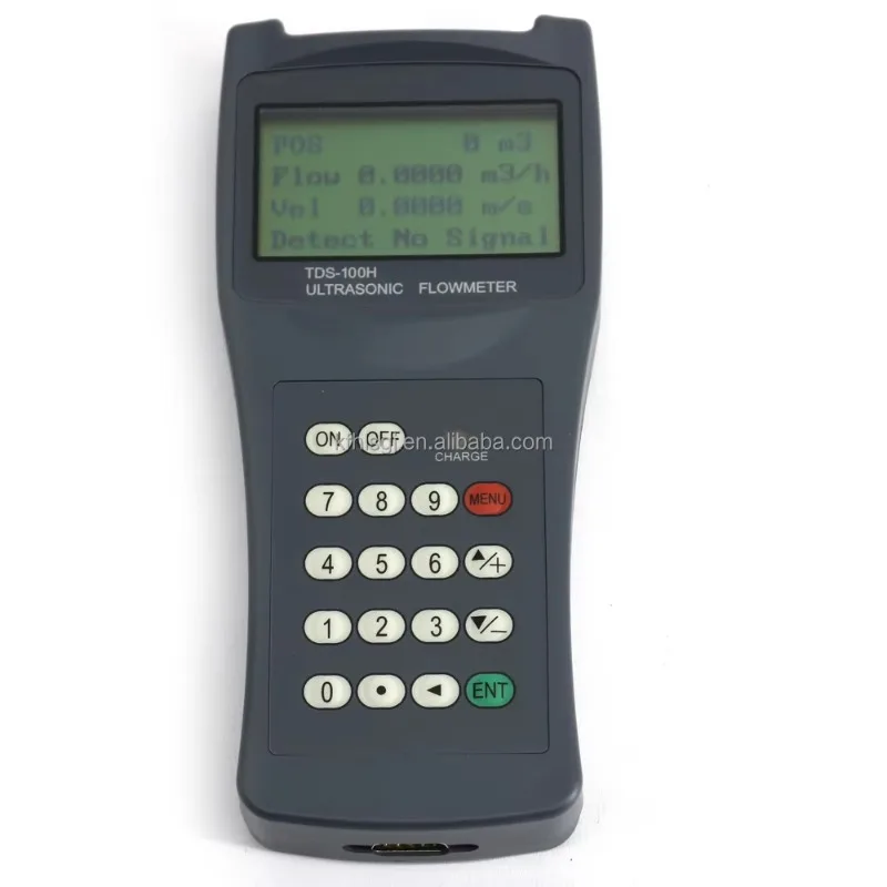【New】External Micro Portable Clamp on Ultrasonic Flow Meter DN25-DN1000 Variable Area Liquid Sewage Water Controller
