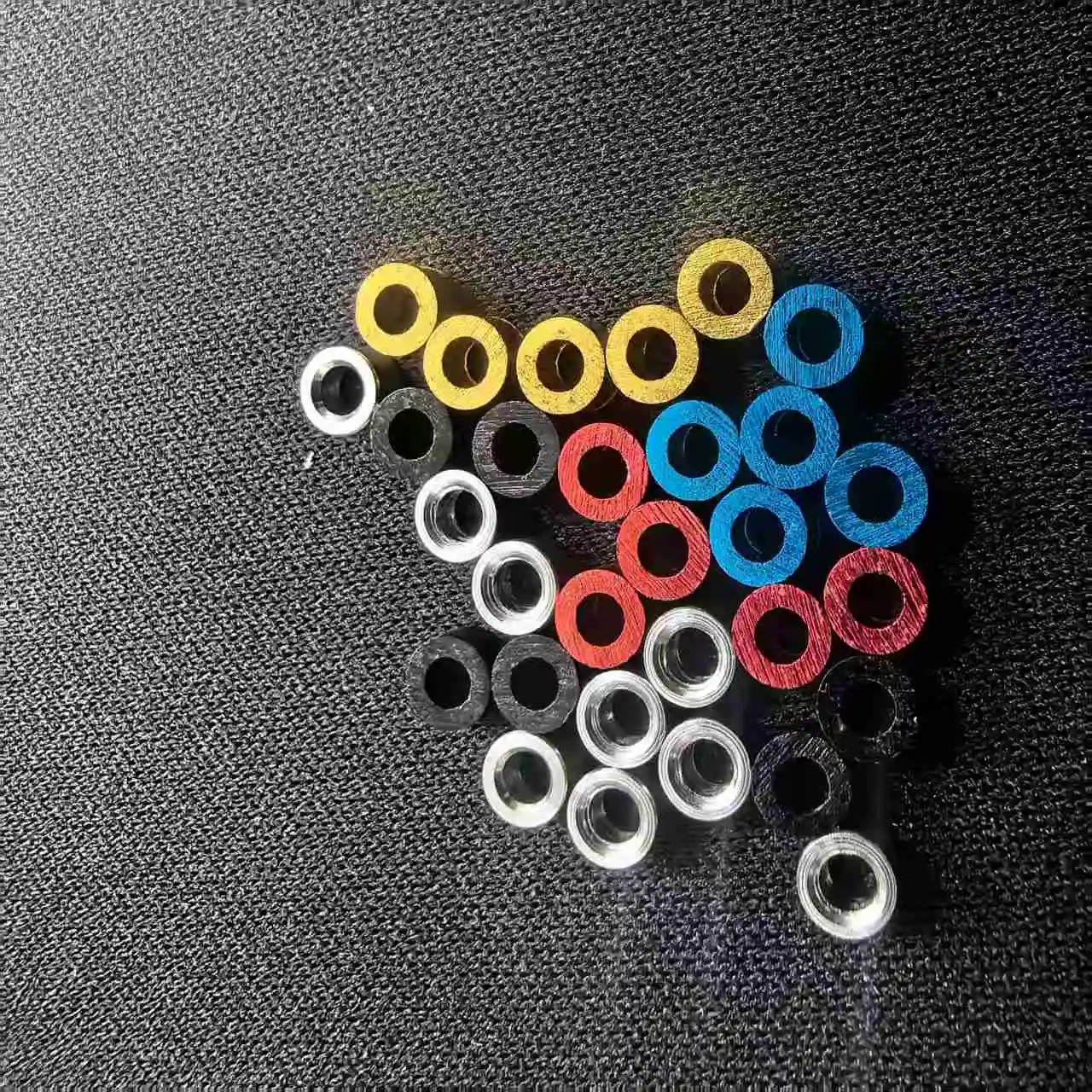 10pcs/lot M2 M2.5*2/3/4/5/6 Aluminum Flat Washer Colourful Anodized Aluminum Washers Gasket