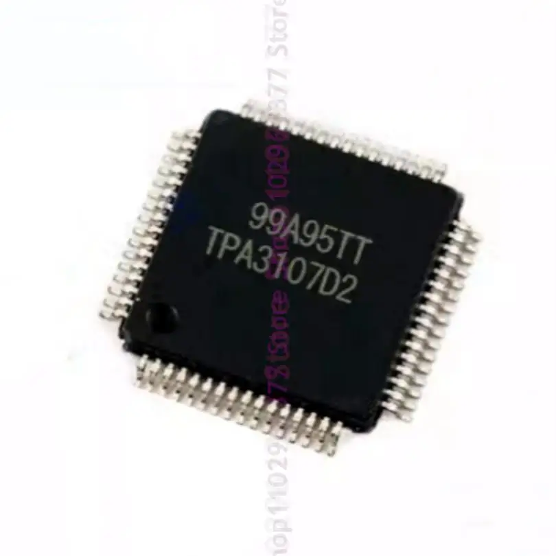 

2-50pcs New TPA3107D2PAPRG4 TPA3107D2 TQFP-64 Car Chip Mono Class D Audio Power Amplifier Chip