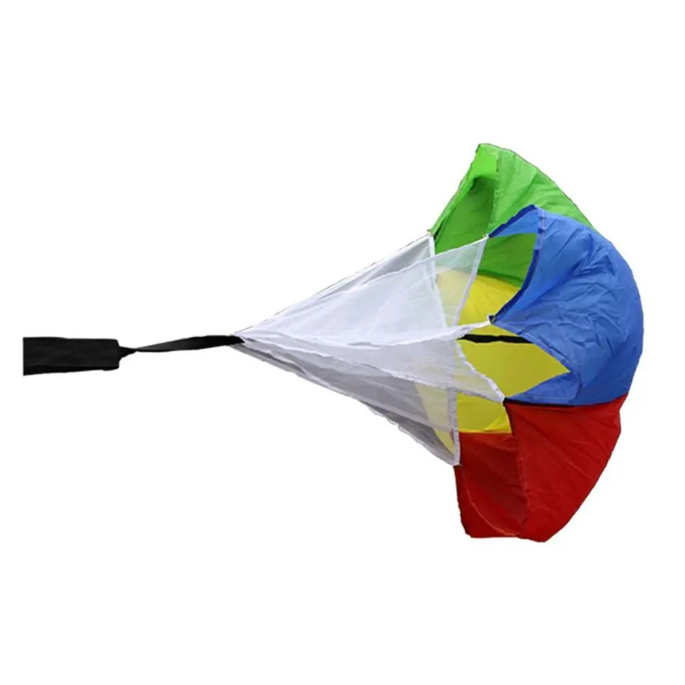 Children Kids Resistance Outdoor Sport Fitness Running Training Parachute Umbrella Drag Drills Umbrella Physical Speed Training