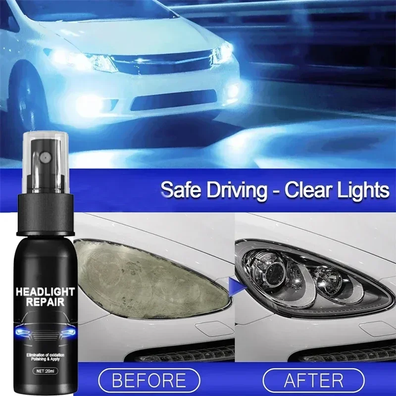 

Car Headlight Restoration Polishing Agent Scratch Remover Repair Renewal Cleaning Liquid Auto Accessories Remove Oxidation