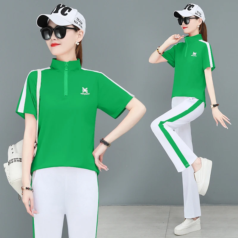 ensemble-de-sport-decontracte-en-soie-glacee-pour-femme-tenue-de-danse-d'ete-pantalon-large-ensemble-deux-pieces-nouveau-style-pour-maman