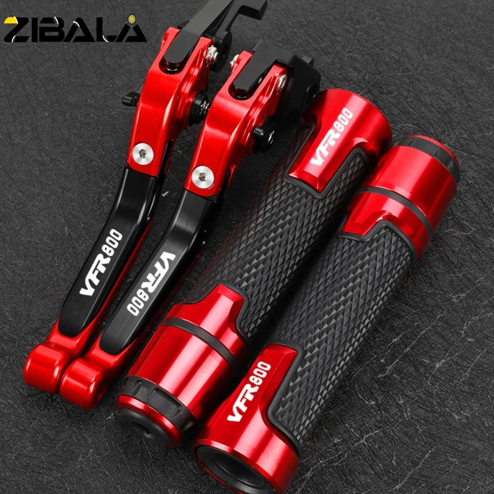 

Folding Brake Clutch Levers Handlebar Grip Handles bar Hand Grips Motorcycle Accessories FOR HONDA VFR 800 VFR800 VTEC VFR800F