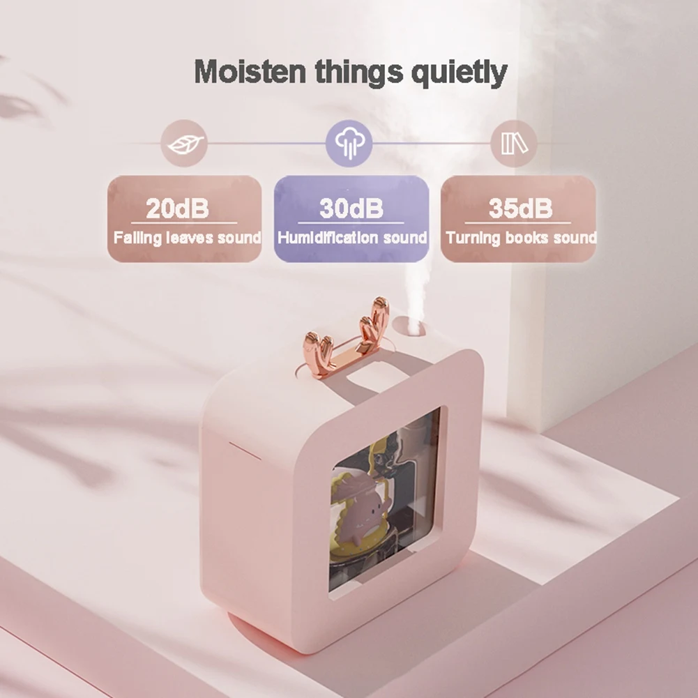 usb humidifier 400Ml Air Humidifier Portable Aroma Oil Diffuser USB LED Light