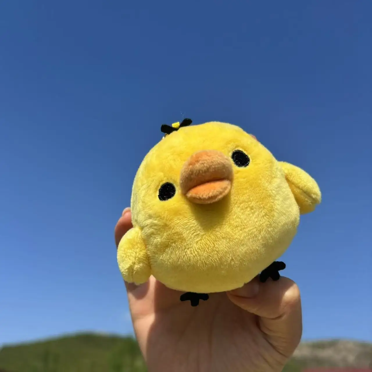 Rilakkuma El pequeño pollo amarillo de mi amigo Rilakkuma llavero de peluche niña cumpleaños Navidad