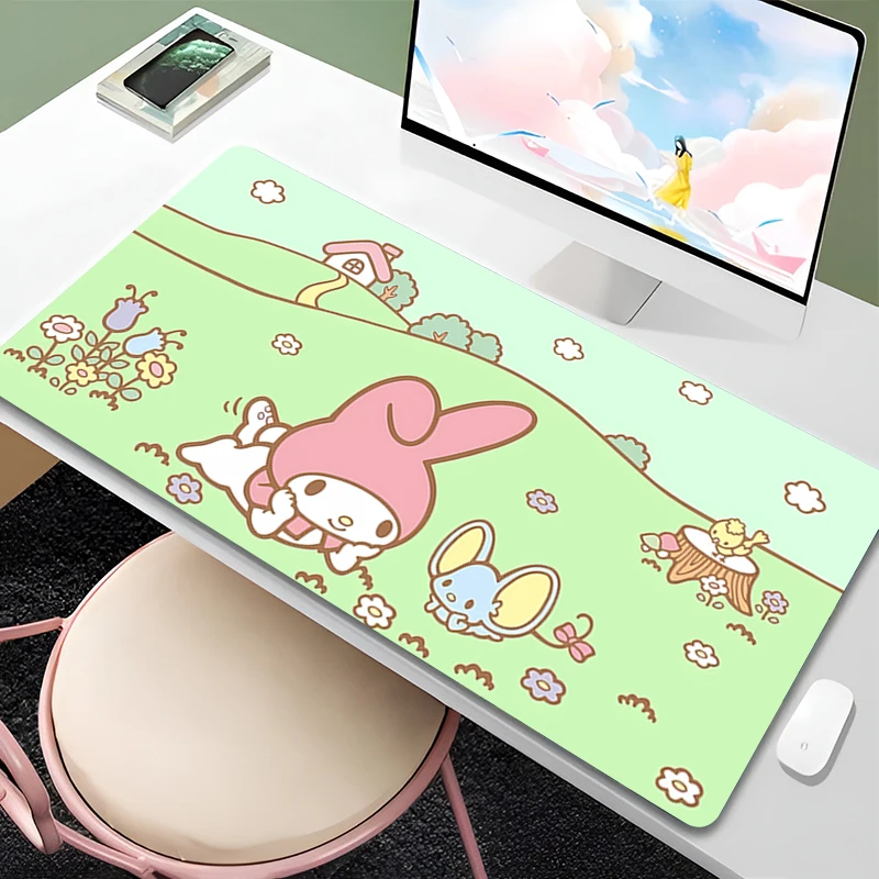 

Mouse pad My Melody large Gaming Desk Mat Computer Keyboard desk pad Mats Sanrio lovely Pad table mat Home Decor Mousepad