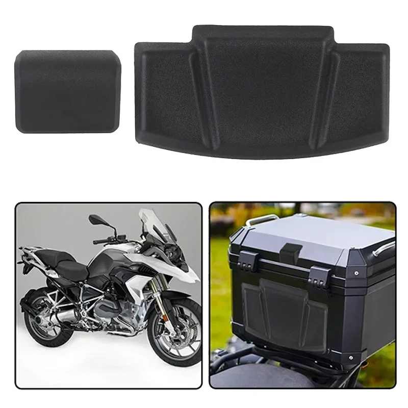 

Motorcycle Black Trunk Cushion PU Sponge Passenger Backrest Pad Parts Universal Motorbike Tail Box Backrest Cushion Accessories