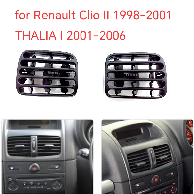 

Car Center Console Air Vent for Renault Clio II 1998-2001/THALIA I 2001-2006 Air Jet Intake Grille