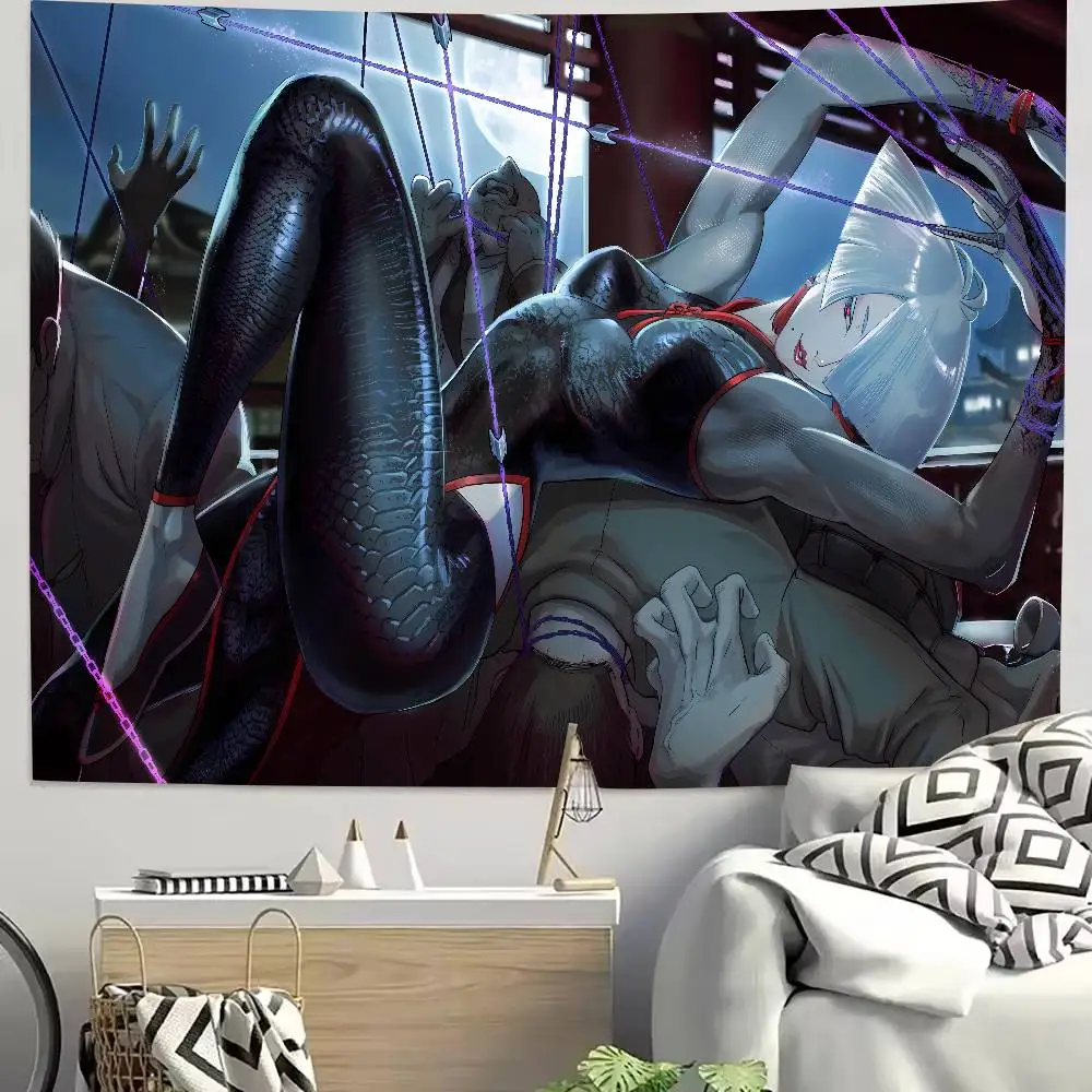 Cool Gaming Street Fighter 6 Tapestry Decoration Bedroom Dormitory Background Cloth Holiday Home Party Living Room Club Tapestry