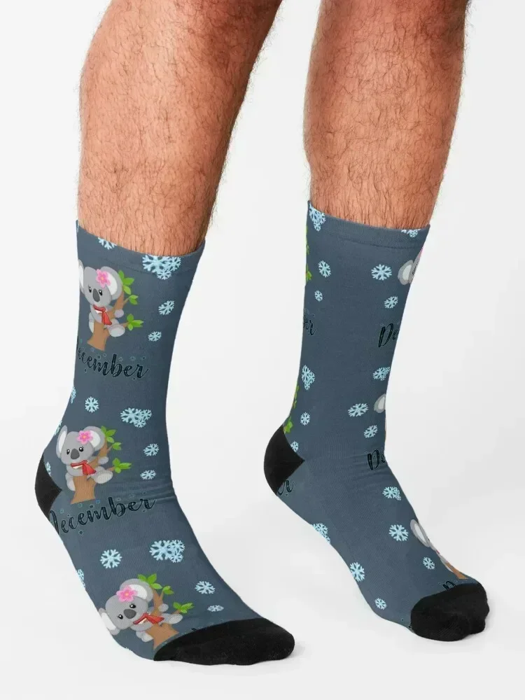 Koala and Christmas shirts, kids shirts , phone cases, water b Socks Non-slip hiphop Lots Climbing Man Socks Women's
