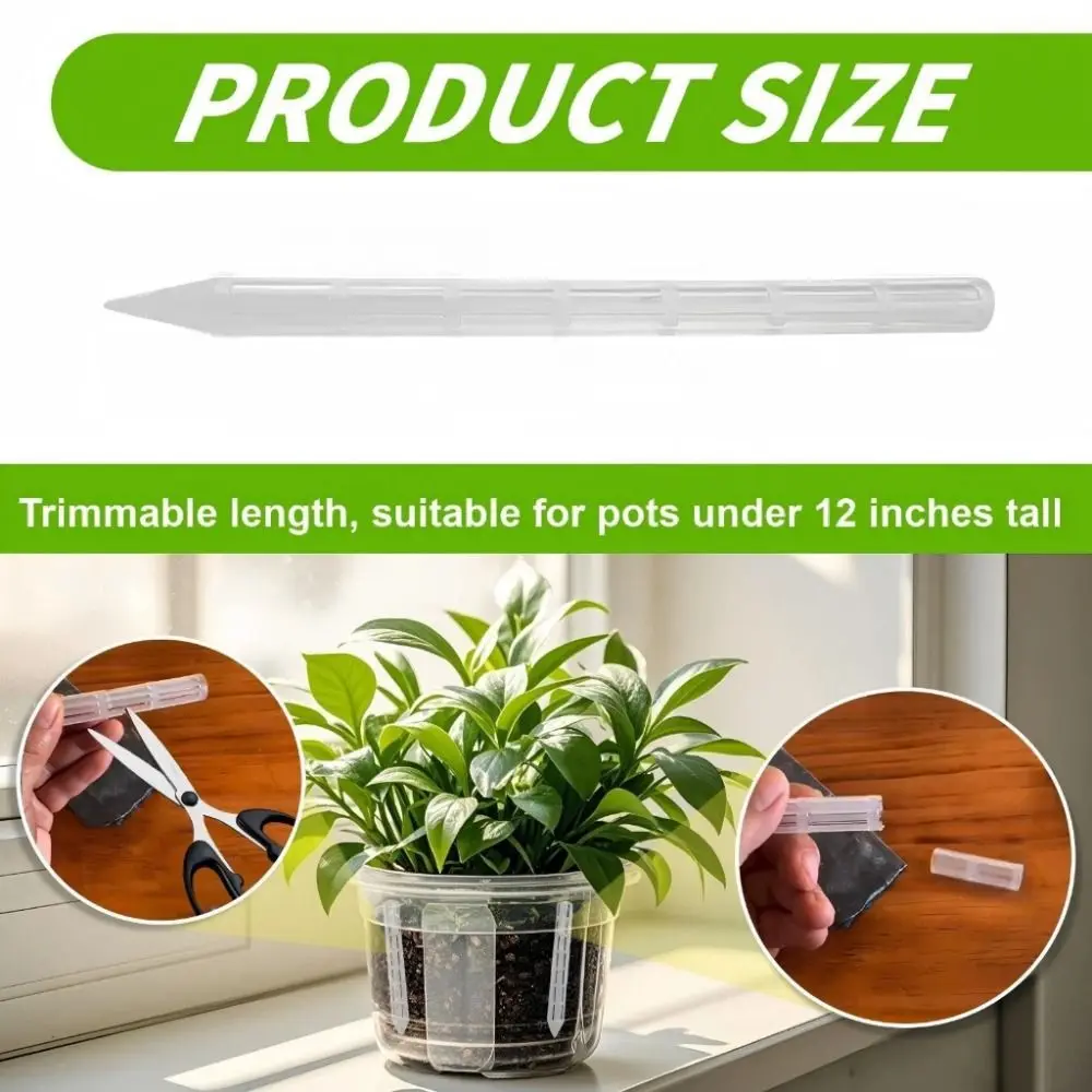 10Pcs Universal Plant Root Ventilation Pipe Root rot-resistant Breathable Flower Pot Ventilation Pipe Transparent Reusable