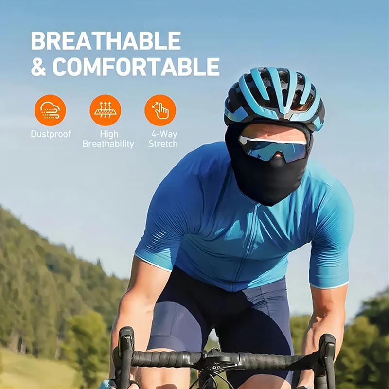 Bicycle Riding Windproof Mask, Outdoor Hunting, Hiking, Head Warmer, Ski Scarf, Full Face Sunscreen Mask