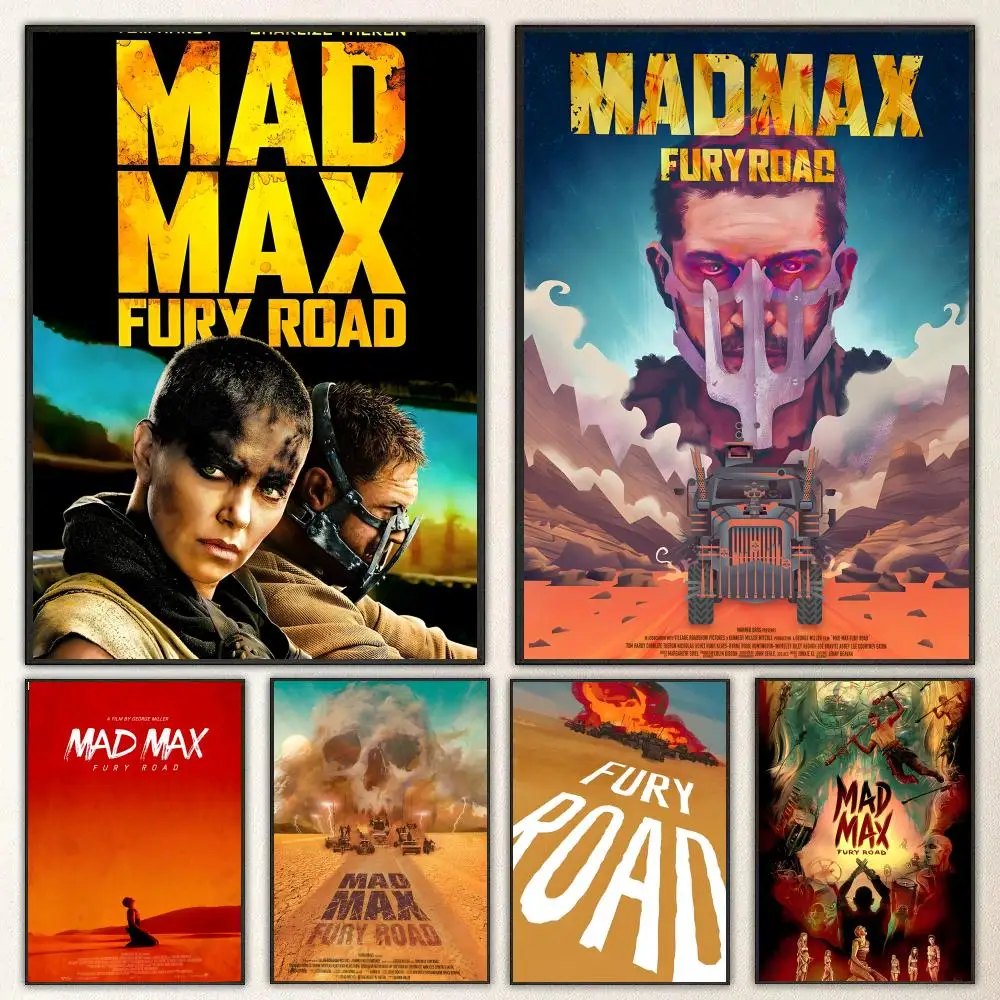 Movie Mad Max Fury Road Poster High-definition  poster stickers, suitable for bedroom, living room, home decoration