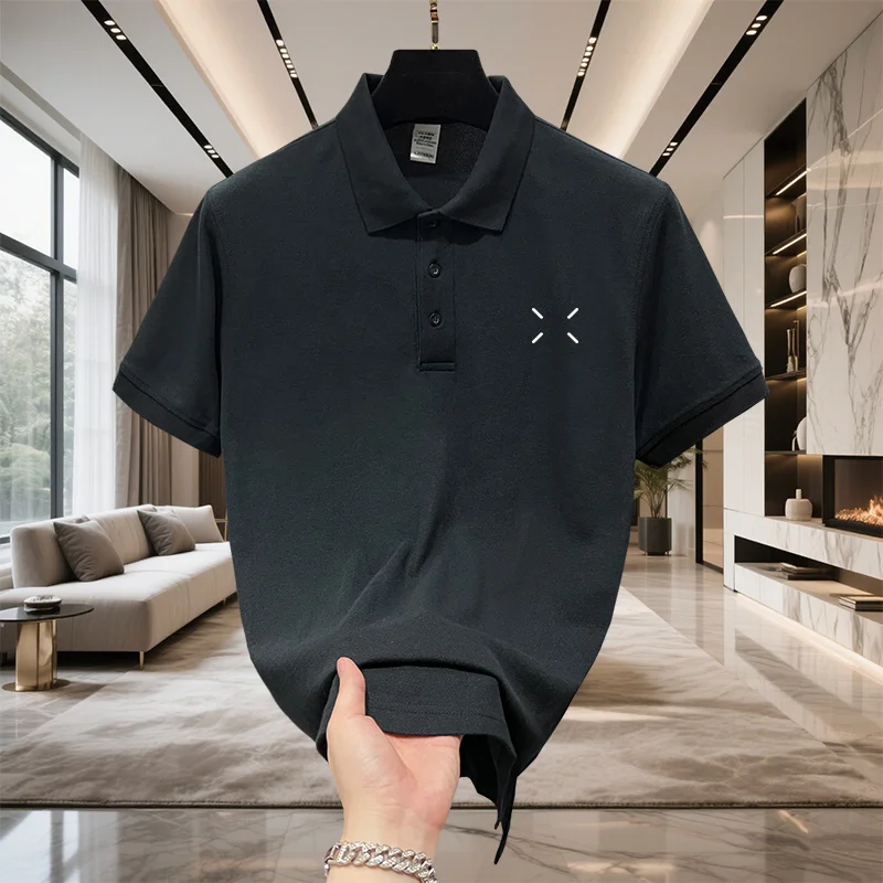 

Летняя повседневная мужская рубашка с отложным воротником, городской стиль, приталенный крой, для ежедневной носки