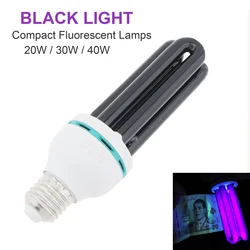 26W / 36W / 40W E27 UV Black Light CFL Light Bulb Lamp 365NM Farming Lights Ultraviolet Lamp Trap Light