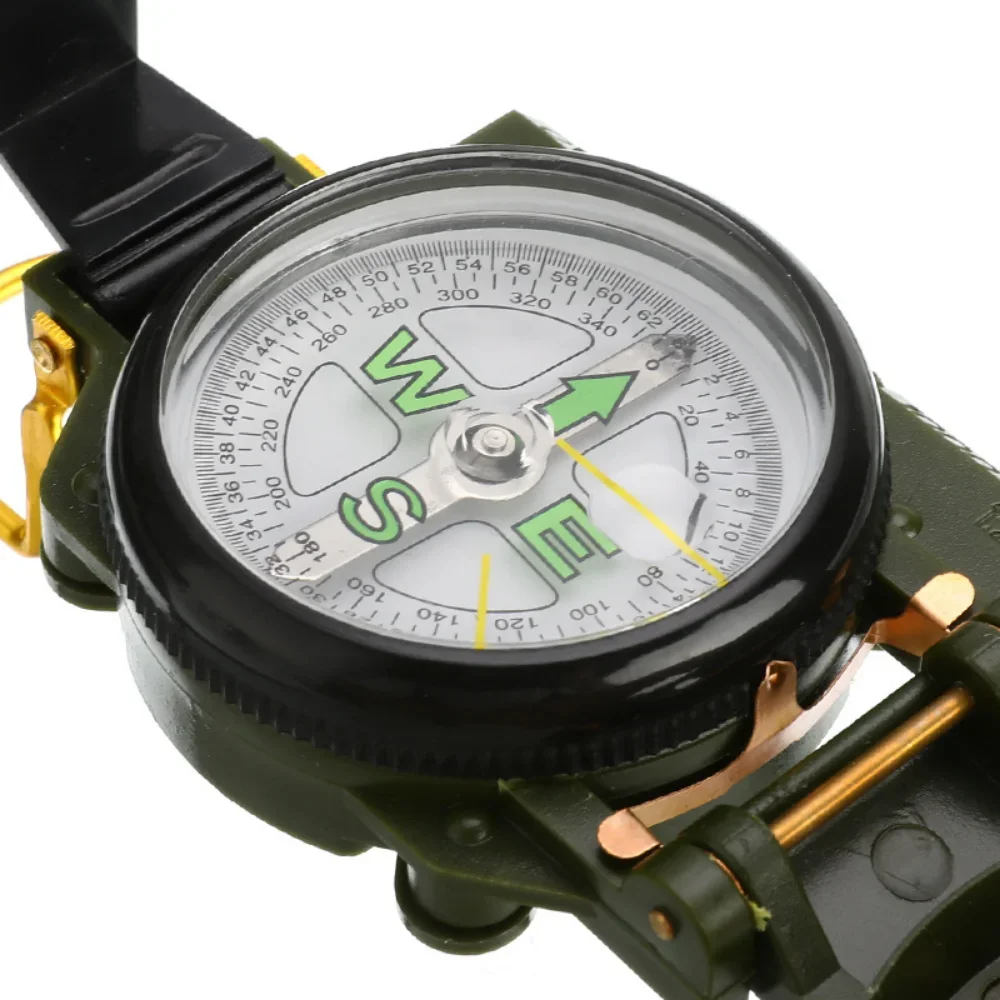 Waterproof High Precision Compass Outdoor Gadget Sports Hiking Mountaineering Professional Military Army Metal Sight